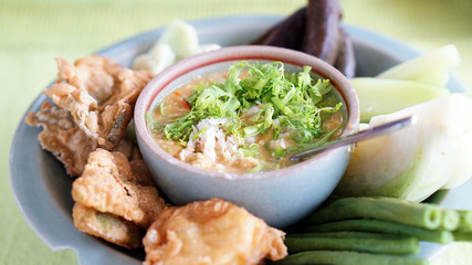 traditional thai food carb paste