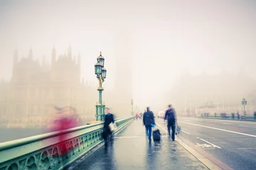 Deurstickers Westminster bridge in London © sborisov
