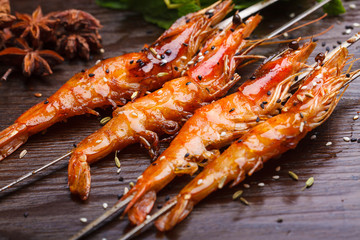 Grilled shrimp