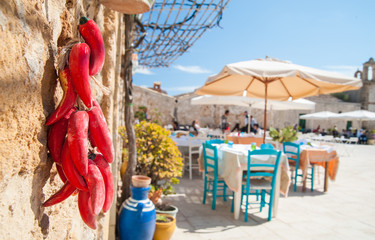 Mediterranean fishing village