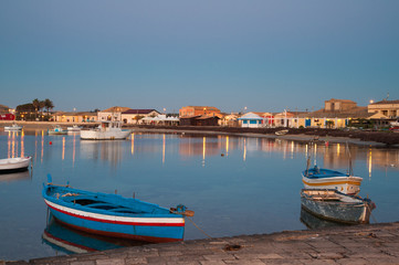 Fototapeta na wymiar Mediterranean fishing village