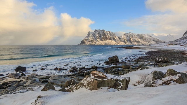 haukland beach, Lofoten, Norway
