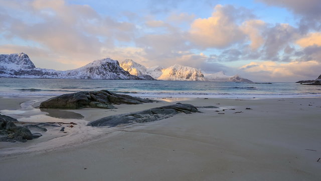 haukland beach, Lofoten, Norway