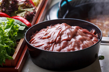 Pig kidneys