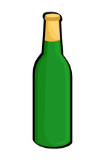 Beer Bottle Vector Shape
