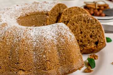 Marble ring cake