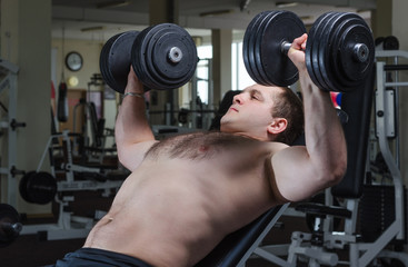 Athlete in the gym