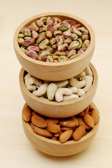 Almonds,cashew nuts, pistachio