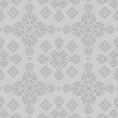 Abstract vintage geometric pattern seamless background.