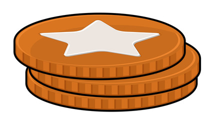 Retro Star Coins