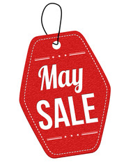 May sale label or price tag