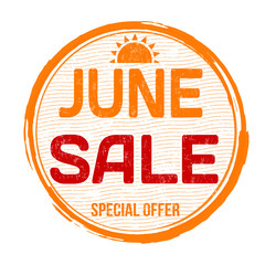 June sale stamp