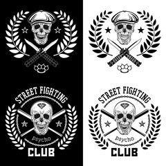 Street fight emblem