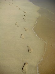 Allein am Strand