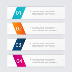 Vector colorful info graphics for your business presentations.