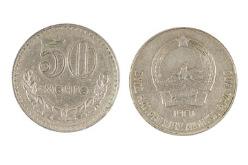 Old Mongolian coin.
