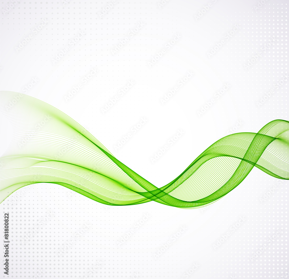 Poster abstract colorful vector waved background
