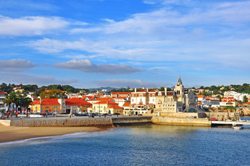 Obraz premium Cascais old town, Portugal
