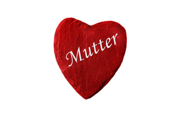 Muttertag rotes Herz