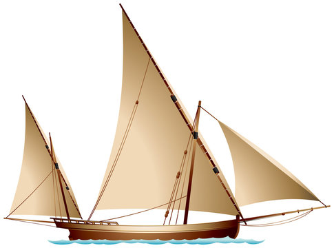 Sailing Boat Felucca