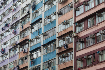 Hongkong, Hochhaus, Überbevölkerung