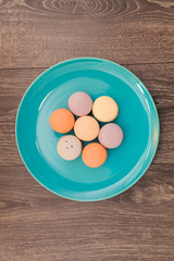 Beautiful Multicolored Macarons