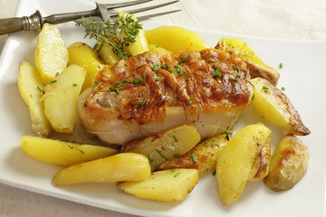 rôti de veau et pommes de terre 19042015