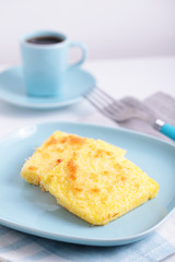Breakfast with polenta