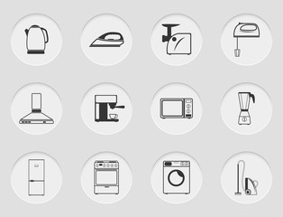 Cut elements with icons