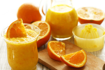 freshly pressed orange juice