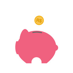 piggy with currency