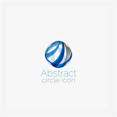Circle abstract shape logo