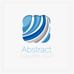 Circle abstract shape logo