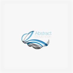 Naklejka premium Circle abstract shape logo