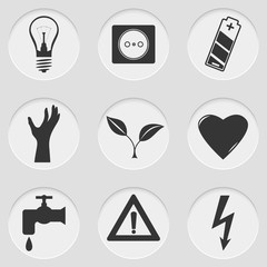 Cut elements with icons