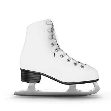 Figure skates side view