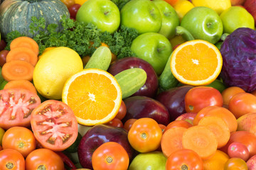 Fruits and vegetables organics