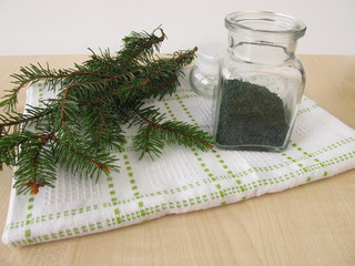 Fichtennadel Badesalz