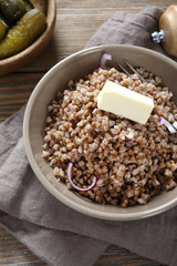 Tasty Buckwheat with butter