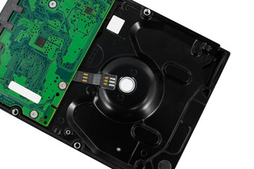 hard drive isolated on white background