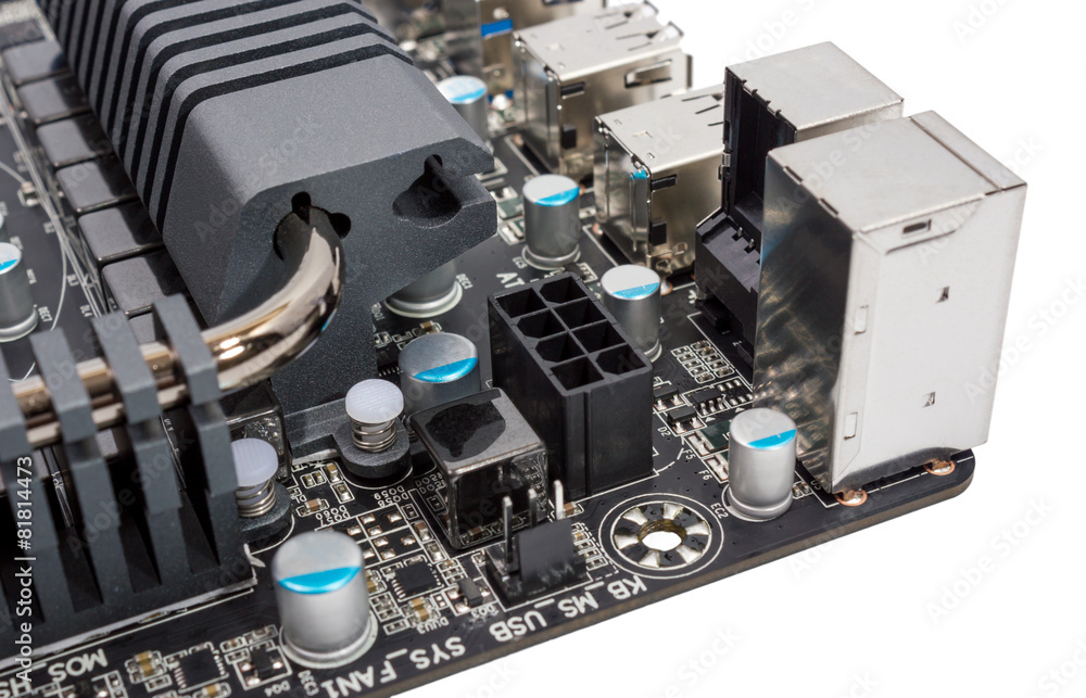 Aufkleber electronic collection - multiphase power system modern processor