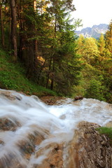 Obraz premium Zipfelsbach in Hinterstein