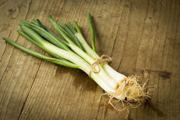 organic green onion