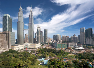 Fototapeta na wymiar Kuala Lumpur downtown