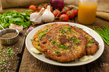 Fried potato pancakes