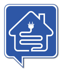 Fototapeta premium Logo électricité.