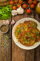 Fried potato pancakes