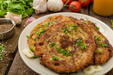 Fried potato pancakes