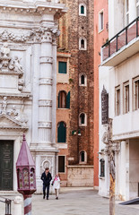 Naklejka premium Street in Venice. Italy