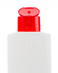 Shampoo bottle isolated on white background